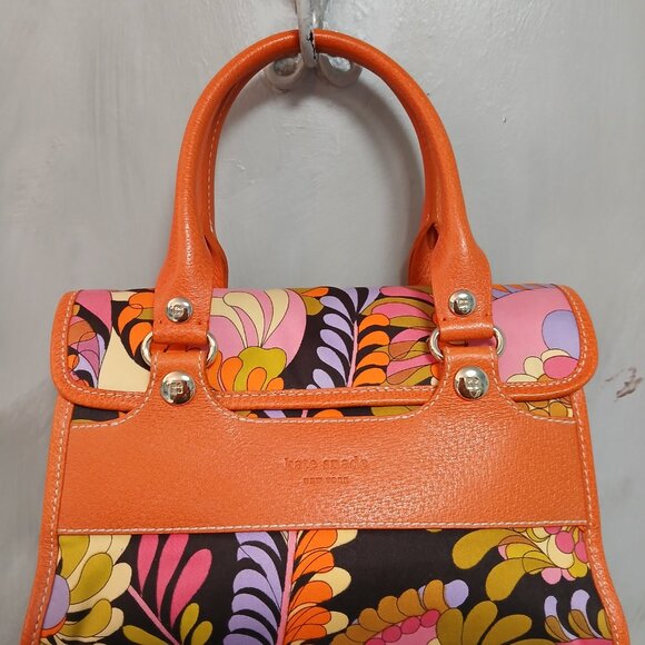 Kate Spade Fun & Funky Satchel🧡🩷💛 - Picture 9 of 13